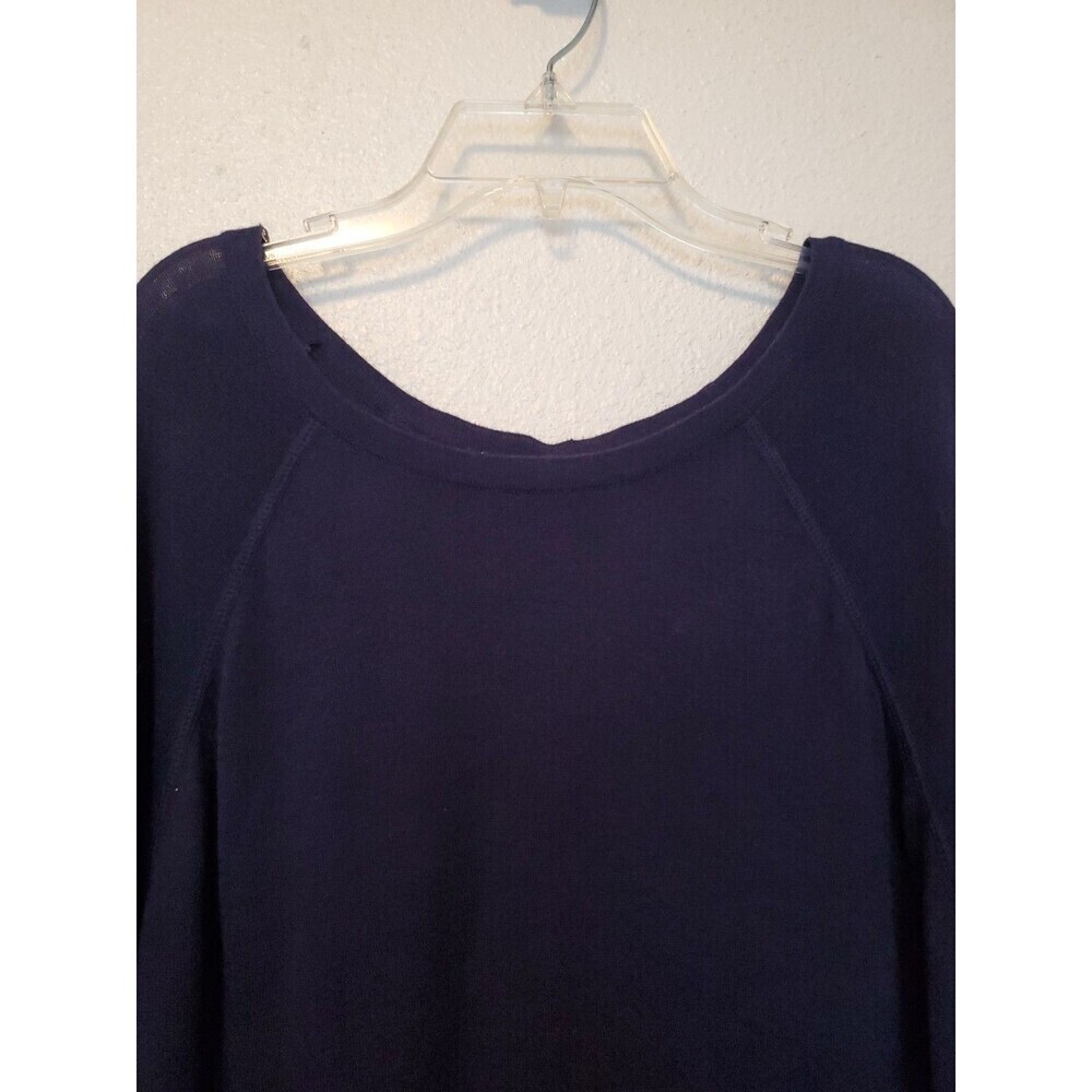 If It Were Me Women’s M Long Sleeve Boat Neck Knit Top Brass Buttons at the back - Picture 3 of 11